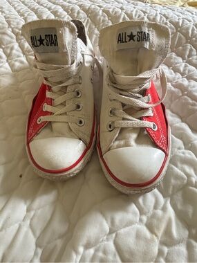 Converse Ironman All Star Low-Top Sneakers in Red and White